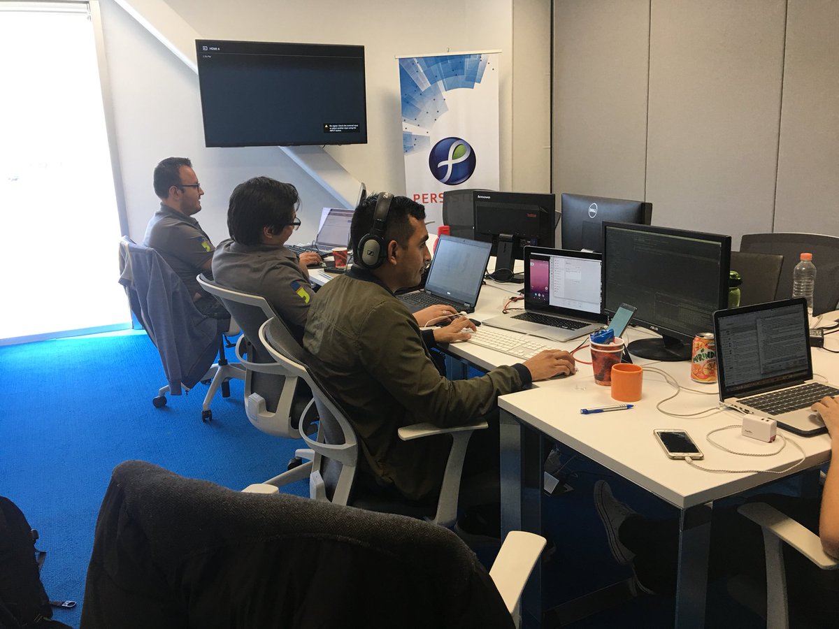 lupitatg's tweet photo. #Semicolons18 Energy is high, ideas evolving to implementations - #PSMex teams enjoying and working @Persistentsys https://t.co/yi1WVvru7T