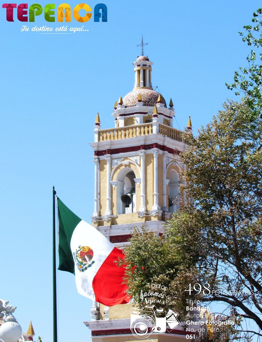 Turismotepeaca's tweet photo. Nuestra hermosa bandera en Tepeaca... 🤗📸🇲🇽 #DíaDeLaBandera  @DavidHuertaR
@EventosPuebla_ @GobiernoTepeaca @i_Puebla @MiRutaEsPuebla @alejandrohlimon @SeViveViajando https://t.co/sLX9EsMjzZ
