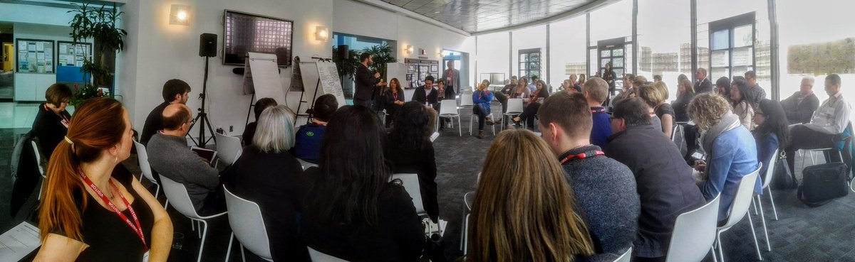 jasmith_yorku's tweet photo. The #EngChangeLab is wrapping up. Each initiative is giving a summary. Up now is Stephen and the CEEC initiative at the Hatch Mississauga office. https://t.co/aRlxKdvvoZ