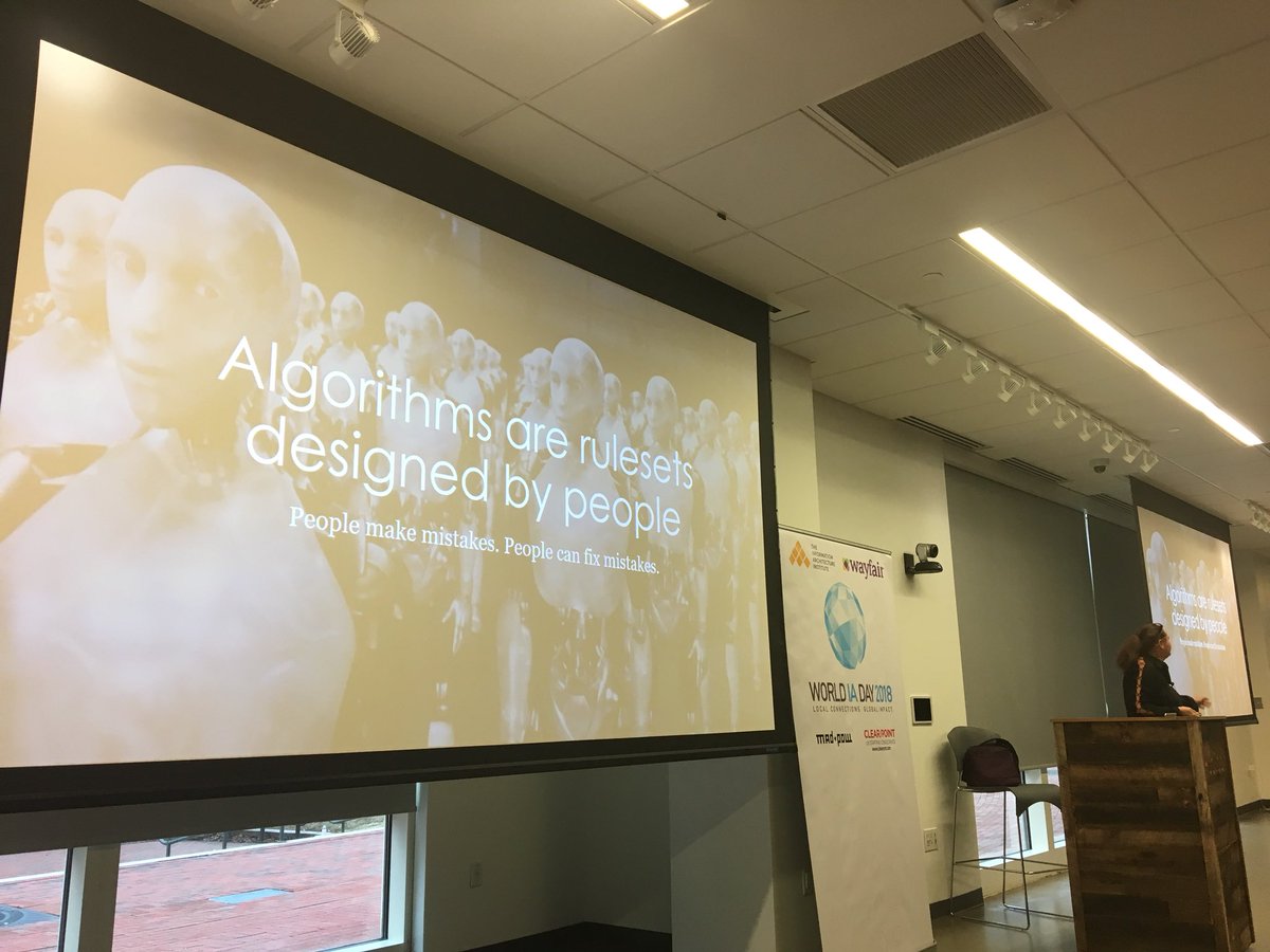 eduardoortiz's tweet image. “Algorithms are rulesets designed by people.” @cwodtke #wiadbos
