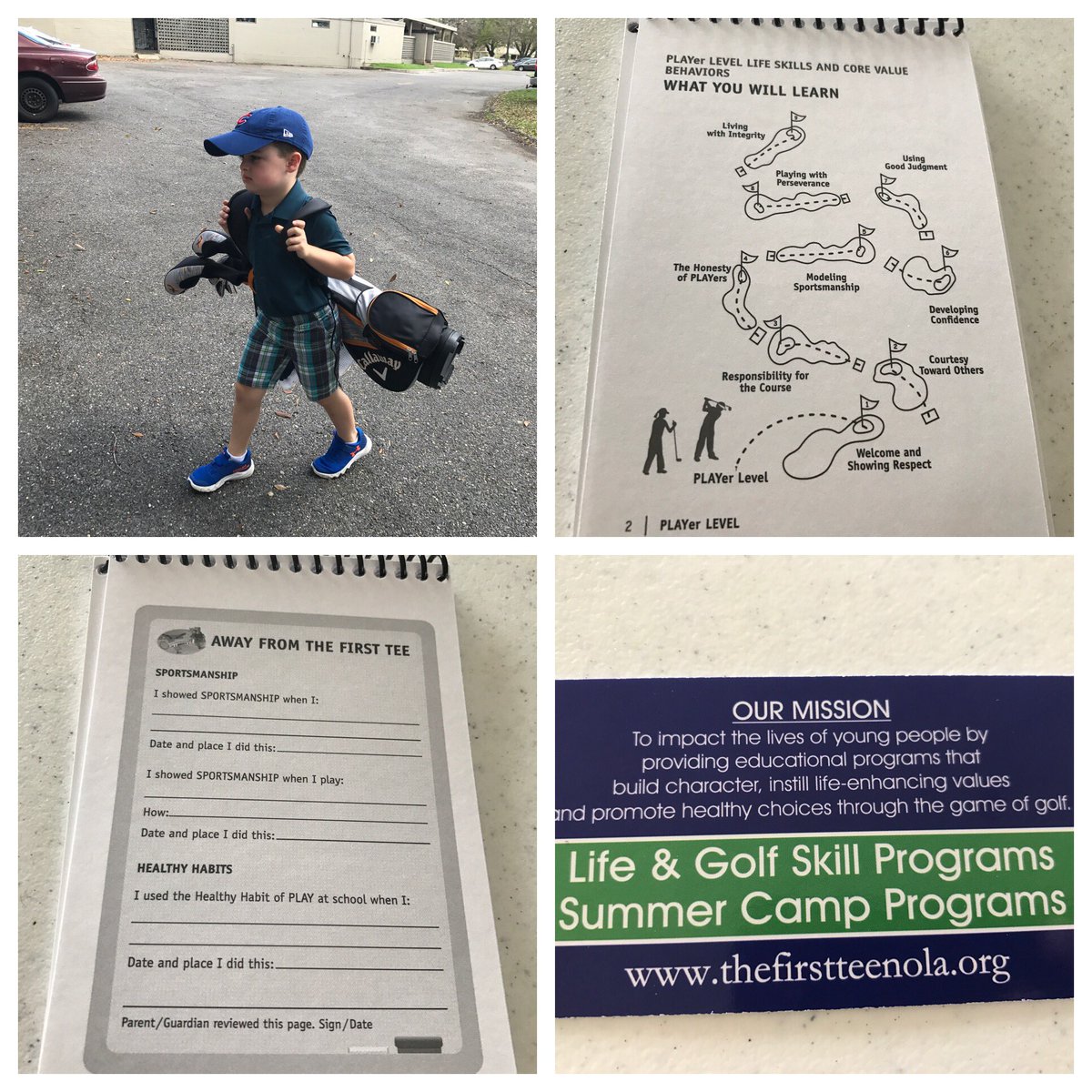 JohnJBarranco's tweet image. First day @TheFirstTee @TFTGNO #ninecorevalues