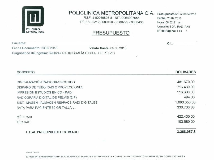 Mila_Silva04's tweet photo. @DPresidencia @ViceVenezuela @CancilleriaVE @NicolasMaduro por favor necesito ayuda social urgente para operar a mi hijo que presenta una fractura de pelvis. Me piden estos insumos en el hospital y no cuento con los recursos para costearlo. El presupuesto vence en TRES DIAS!!! https://t.co/7FVNDfEuaY