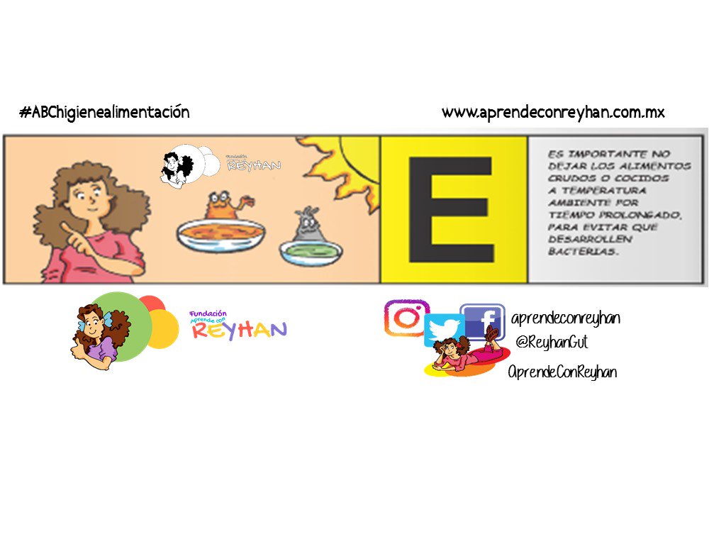#AprendeConReyhan #alimentos #temperatura #bacterias #ABChigienealimentacion aprendeconreyhan.com.mx