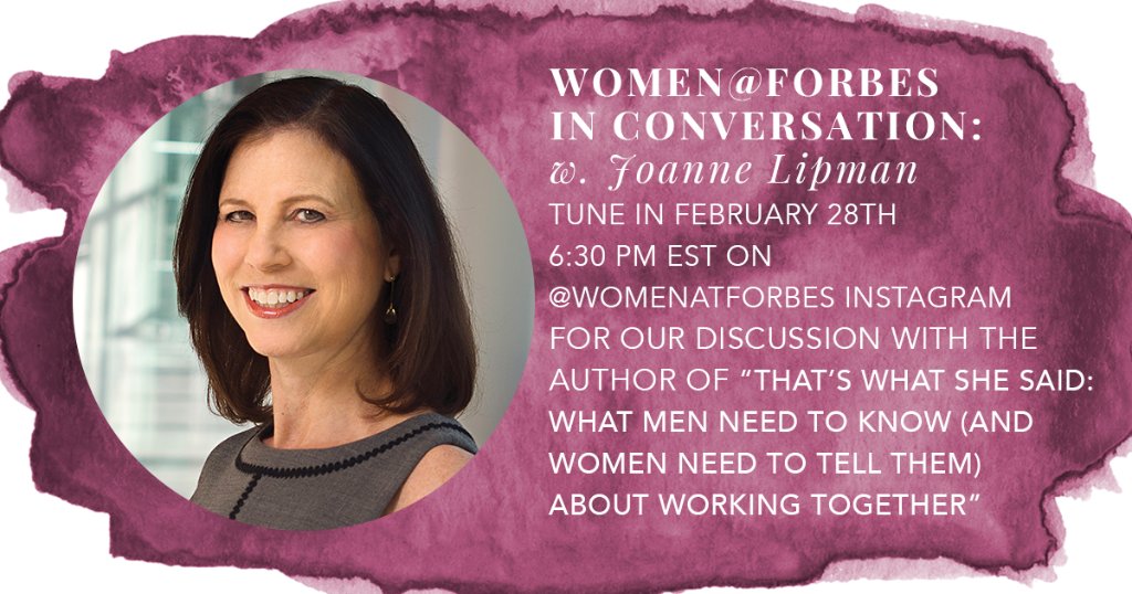 ForbesWomen's tweet photo. Join us at @SpringPlace  to hear @joannelipman discuss her new book with guest panelists! RSVP to rsvp@springplace.com. 📚https://t.co/PNUE194UFc https://t.co/k2gCtvhVWP
