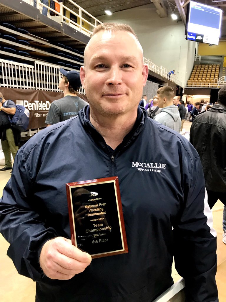 The Big Blue Tornado of McCallie School finish in 8th Place overall at the 2018 National Prep Wrestling Tournament. #GrappleOn <a href="/natprepwrestle/">Nat Prep Wrestling</a>