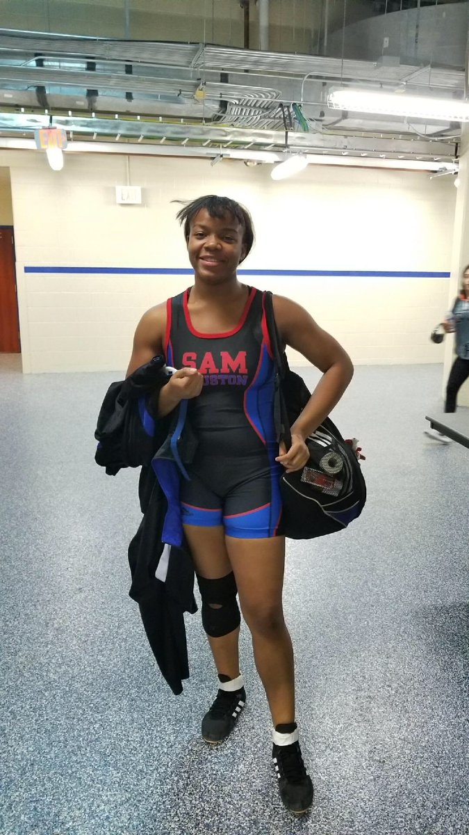 SamHoustonHS's tweet image. Congratulations to Taniya Bradford Junior 165lb ALL STATE 4th place at 6A UIL TEXAS STATE WRESTLING TOURAMENT.   #SamPride 🏅#SamStrong 💪🏾