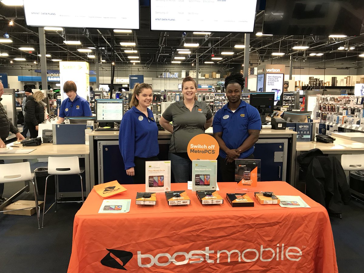 Selling Boost before snow storm. Visit Oakdale bestbuy and get your #freemonthofservice #BoostSaysThanks