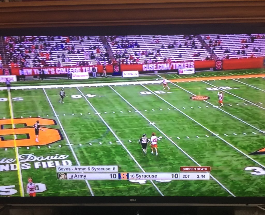 curlyq0009's tweet photo. @CuseMLAX Lose majority of the face offs but still win the game in 3 OT’s! #Winem’whentheycount Love the #Suddendeath not #Suddenvictory Wnner by #RyanSimmons the Grandson of the Legend #RoySimmonsJr I’m give goalie an assist too! https://t.co/1pVsvAQ8t4