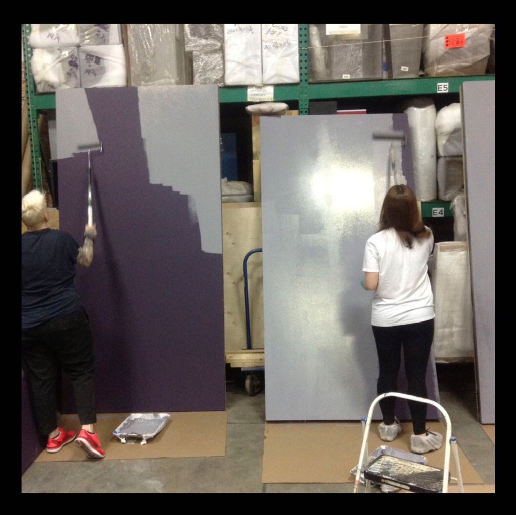 GothamCheer's tweet photo. #CommunityService in #nyc is Ah-mazing! Service with your best friends and #teammates , Priceless!! #GothamCheer volunteers spent two days painting for #BaileyHouse - transforming the lives of people with or at risk of #HIV #AIDS and other chronic illnesses.
#GeoffHowellStudio https://t.co/ouH74DaHXB