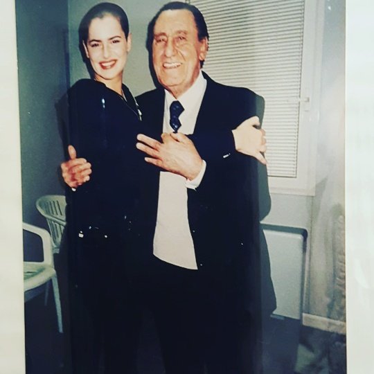 Una serata magnifica. Abbiamo cantato insieme.Il mito #momentiunici 
#AlbertoSordi