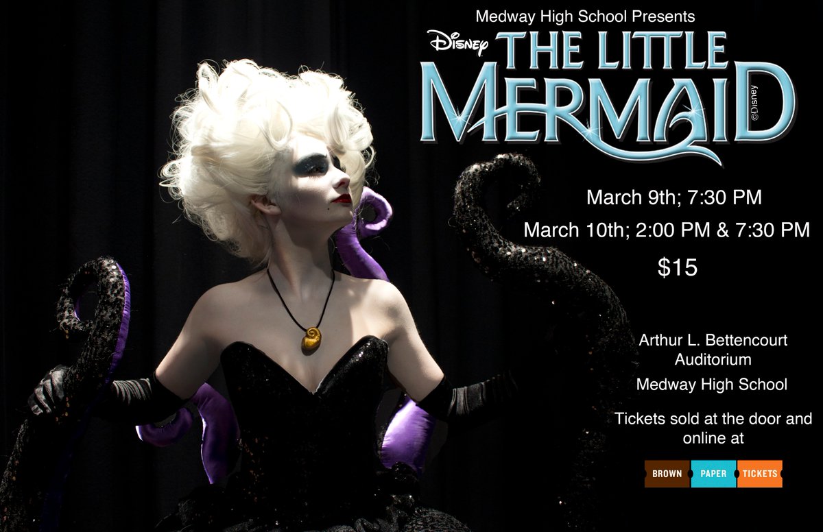 MsNuttingMusic's tweet photo. Buy your tickets to MHS' production of THE LITTLE MERMAID or you'll be a poor unfortunate soul! Get tickets here https://t.co/xyjC4WGivH https://t.co/y4RKDSKMFs