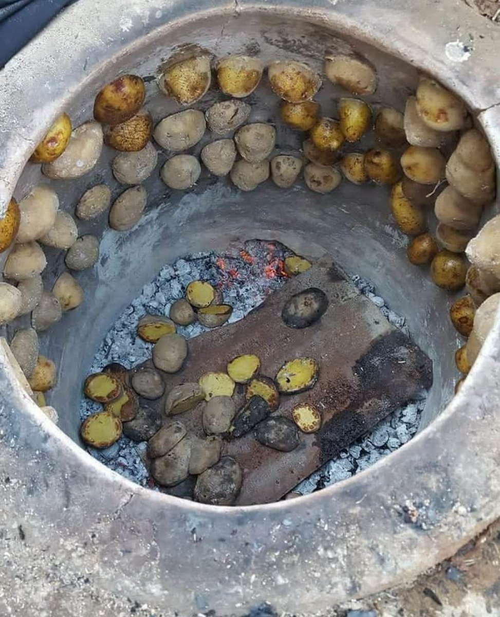 Tandurda kartol közlemesi.. #bayburt