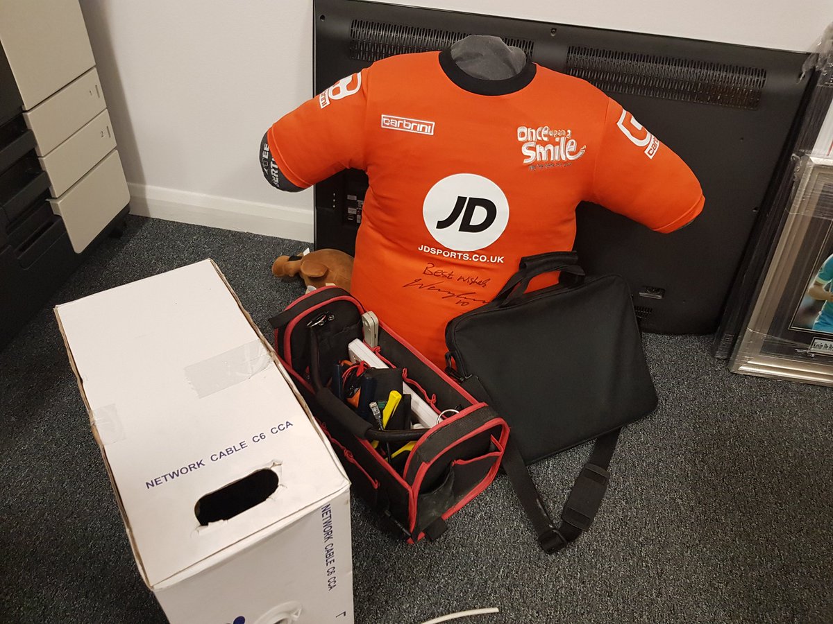 nmb340's tweet photo. This weekend I'm doing some network upgrades for @Sidley_OUAS. #itprofs #ethernet #volunteer https://t.co/LSDRWm3Skd