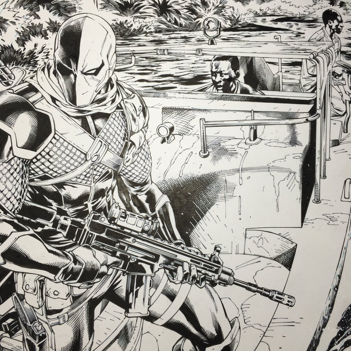 MJasonP's tweet photo. #dc #dccomics #dcentertainment #deathstroke https://t.co/AQ3FDiX6c2
