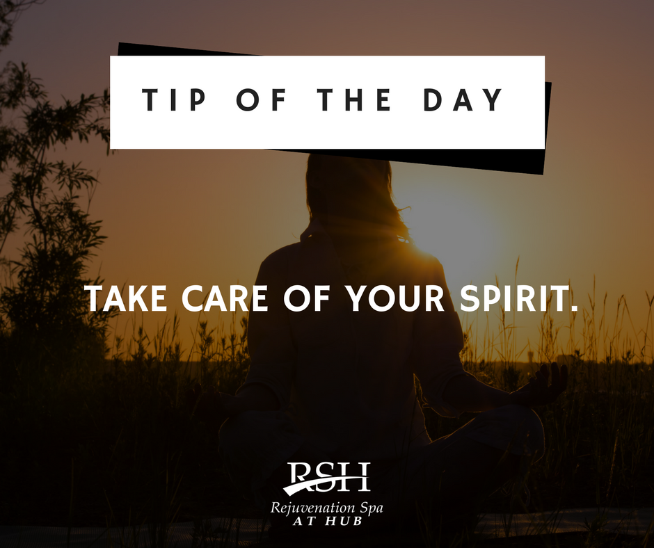 Spirituality can mean something different for everyone. Connect to what you find meaningful. Spirituality offers many possible benefits including better mood and less anxiety. #TipOfTheDay