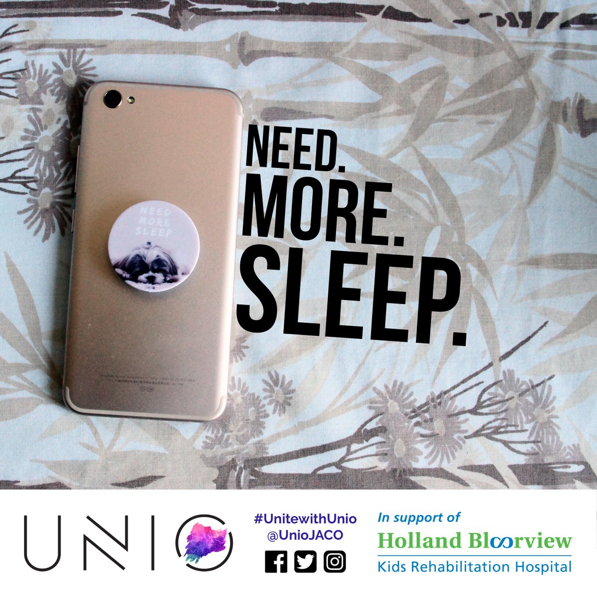 uniojaco's tweet photo. Get excited because we have two more designs you can purchase! Eat Sleep Unite Repeat and Need More Sleep are relatable and gorgeous designs you can use for everyday! Visit https://t.co/2YTNnxJbxj to purchase yours today! #UnitewithUnio to share your journey with our Unipop! https://t.co/R90LKNxbnz