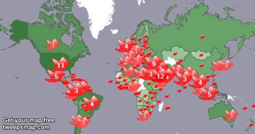 Tenho 195 novos seguidores, a partir de Tailândia, Iémen, Oman, e mais na semana passada tweepsmap.com/!nmdc1976