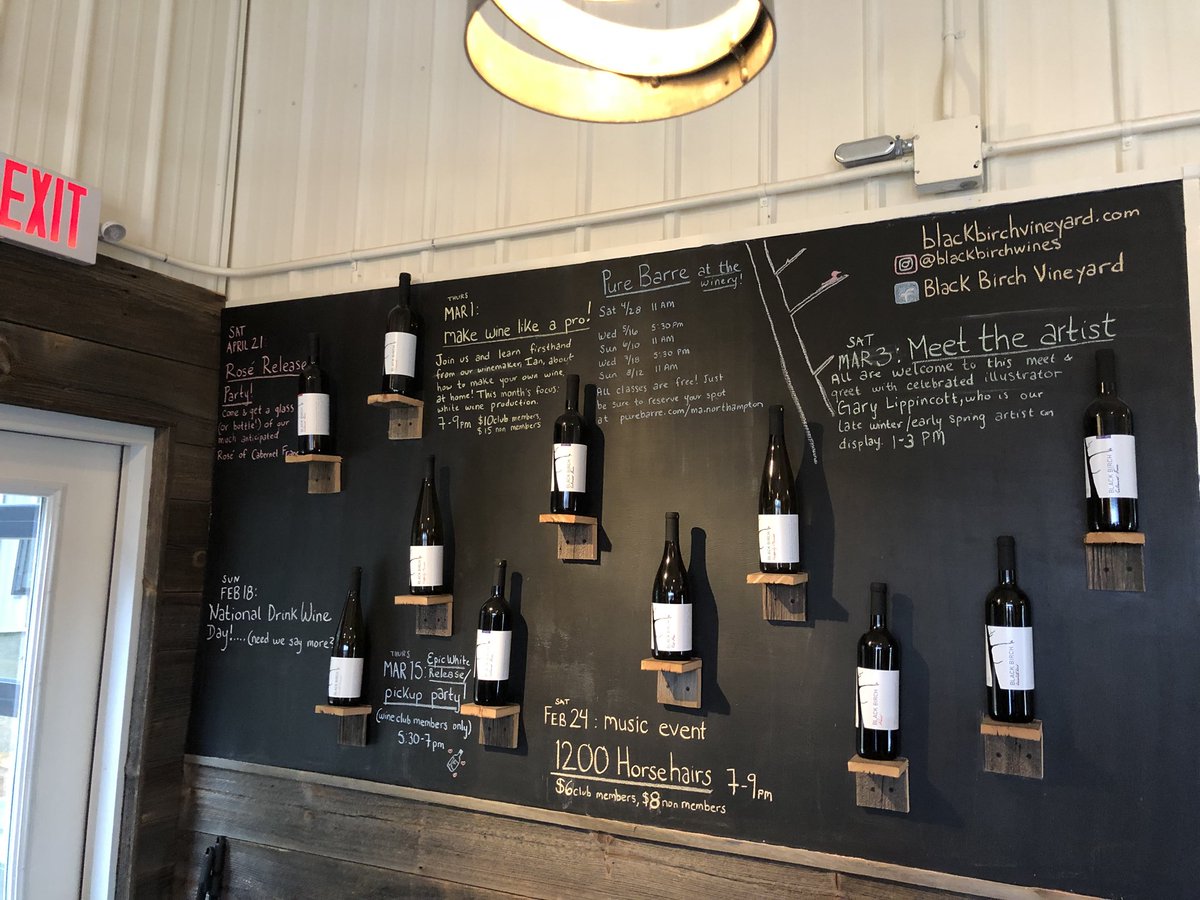 TheWineLabNA's tweet photo. Stopped in for tasting and conversation with Michelle and Ian at Black Birch Vineyard and Winery, visit them in Hatfield and try their great selections. https://t.co/heyd9hhO7b