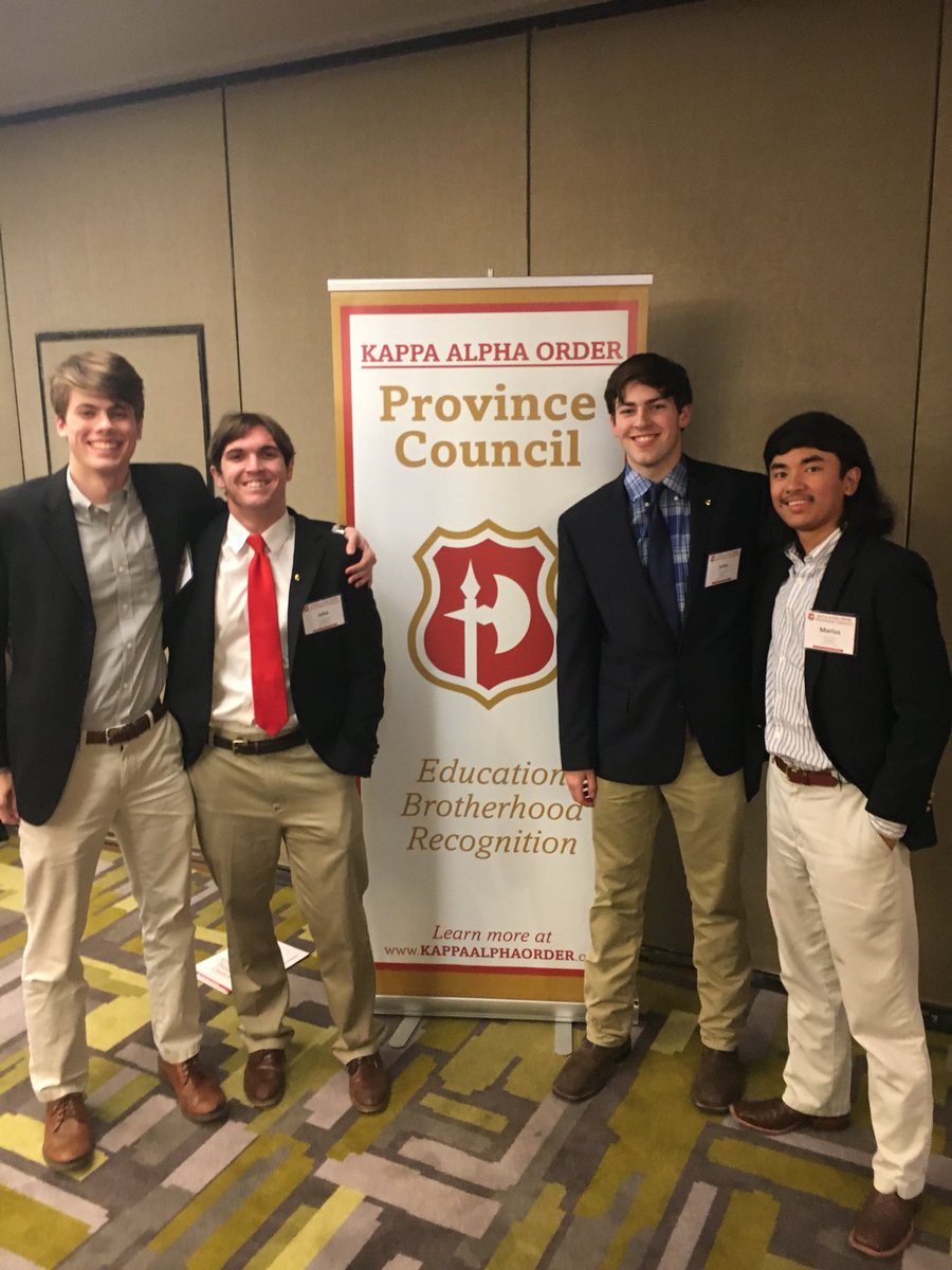 Houston_KA's tweet image. Our officers had the honor of attending the Province Council this weekend in Dallas!