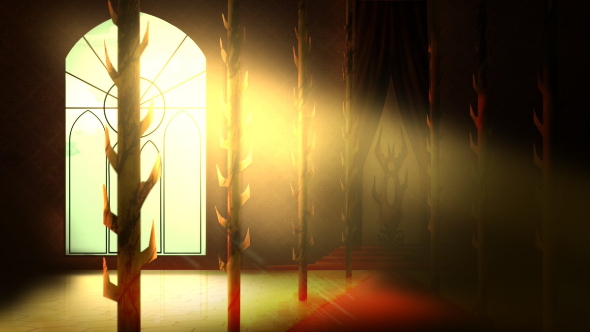 Elenartistic's tweet photo. Posting the project that really kicked off my love for background/environment art- theme: Robin Hood in Space! https://t.co/HdtFrjy205