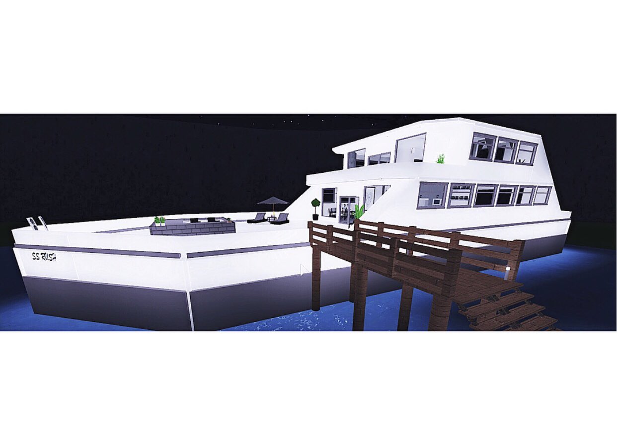 Rush Together On Twitter Gorgeous Bloxburg Yacht - roblox bloxburg boats