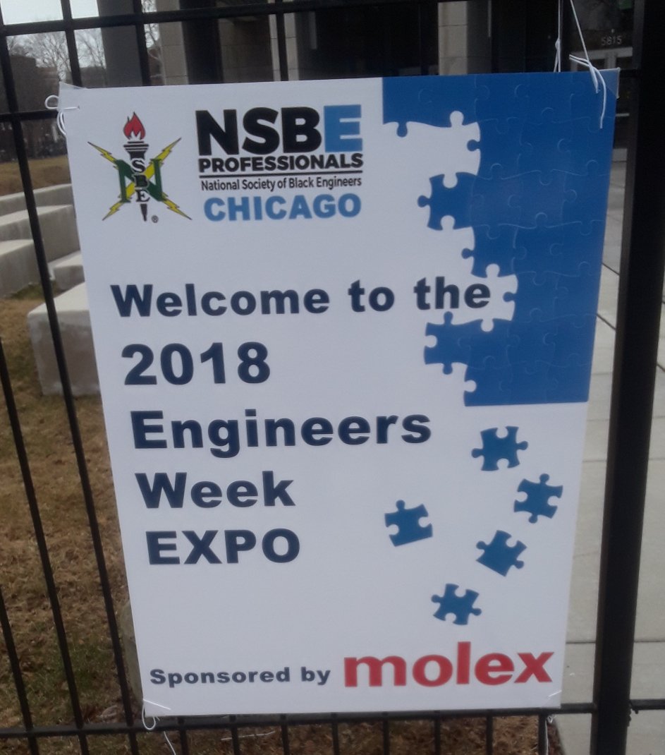 LydJG's tweet photo. @ChicagoNSBE @EiE_org #STEMSAVVY #thanksMolex #EngineersWeek #savefroggy #UChicagoGordonParksHall https://t.co/p4o2IyCeZ2