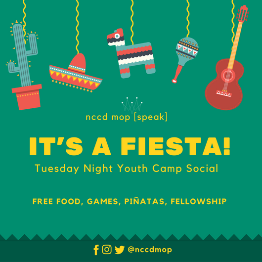NCCDMOP's tweet photo. Psst.... are you excited? Because we are! Shout out to local youth groups who are sponsoring food for this social! We appreciate it! If your youth want to get involved , contact @MissOrellana 🔥 we love feeding our MOP for free after service!
#nccdmop https://t.co/vBQsETTI3Z