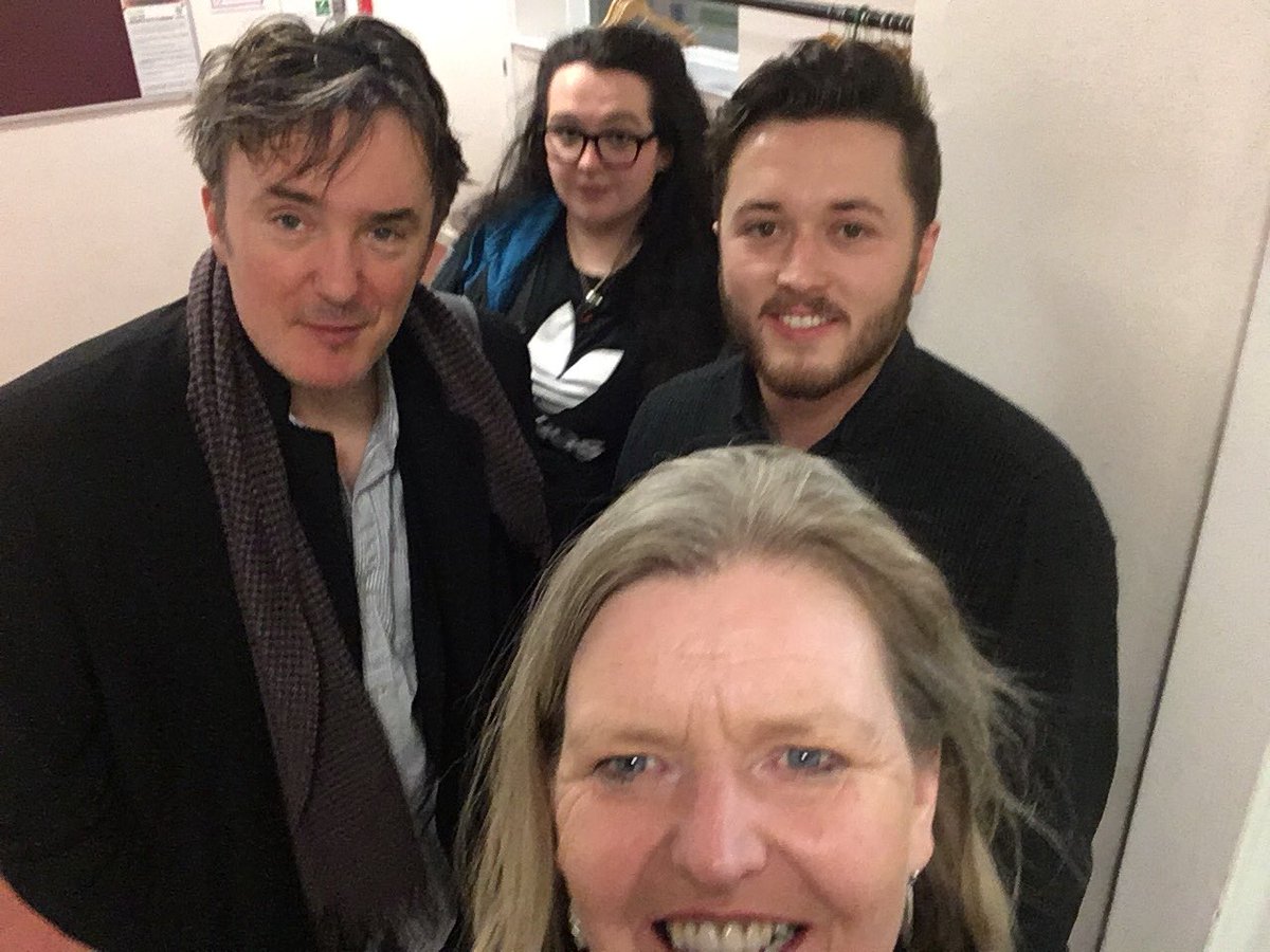 Picture perfect - funny fuckers! Thank you #Elgin @ashleystorrie @StuartMcP <a href="/thedylanmoran/">Dylan Moran</a>