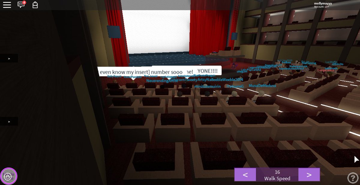 RbloxMolly's tweet photo. Thanks to @MimiDevRblx  and @bonnablox for taking their time to host Prix de Ballet <3 Been here for 5 hours now and loved every minute, good job to all who performed and good luck to the rest performing in slots later on. 
Overall lovely time :) 
#PrixdeBallet2018 https://t.co/501gKBLQBO