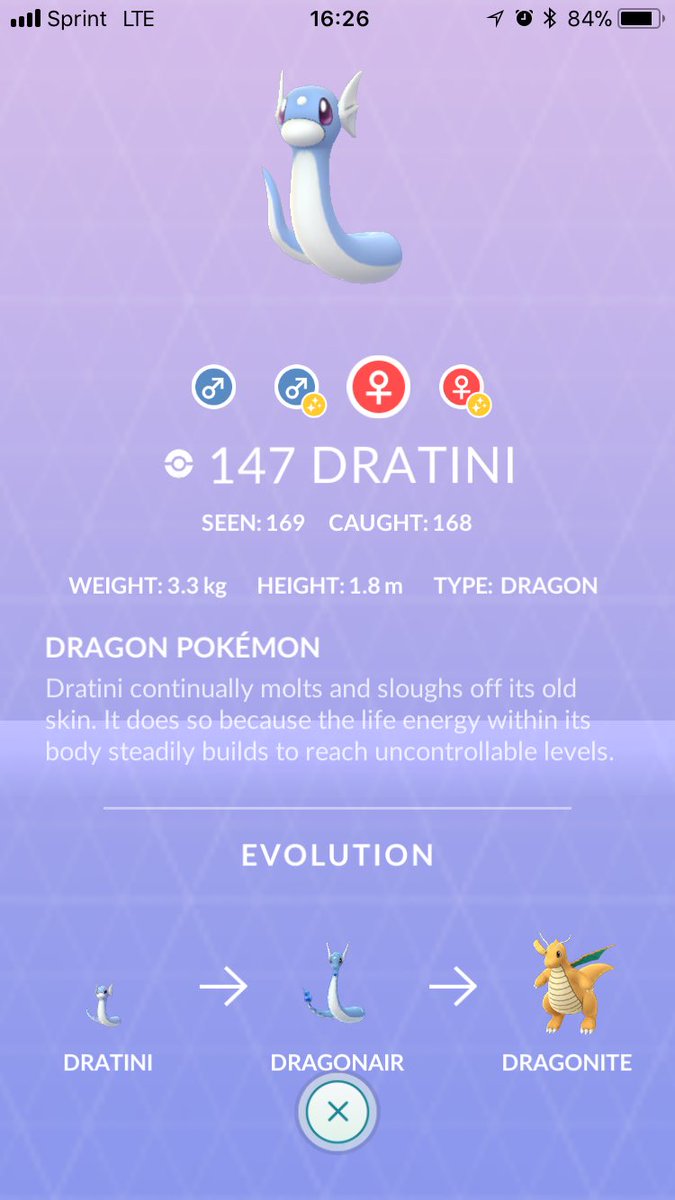 Dratini Evolution Chart Pokemon Blue