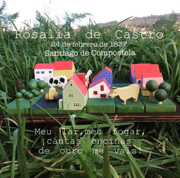 24 de febreiro. Rosalía De Castro. #caldodegloria
instagram.com/p/Bfk1_38BH-u