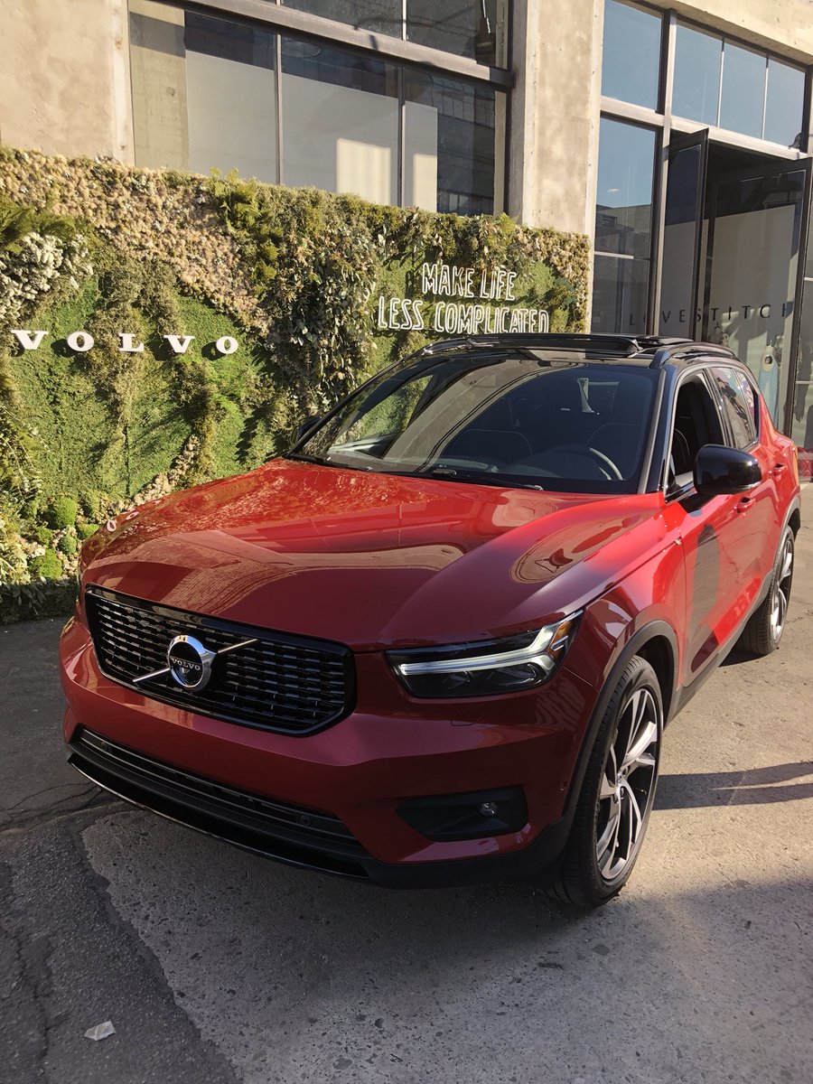 Thanks @VolvoCarUSA for the XC40 sneak peak at #CreateCultivateLA Love it! Can’t wait for the #EV