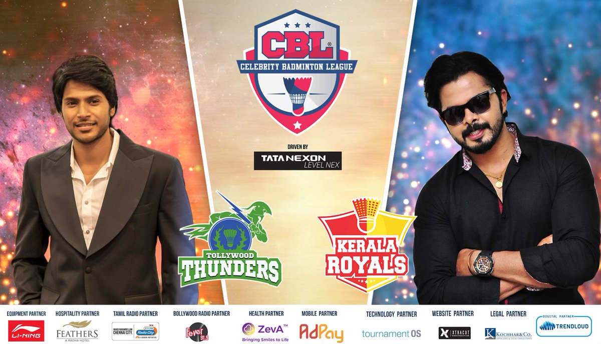 Trendloud's tweet photo. The first clash is between reigning champions #TollywoodThunders and #KeralaRoyals! Who do you think will win this match?
#CBL2018 #CBL #cblseason2 #PakkaSmash 

@sundeepkishan @sreesanth36 https://t.co/q3KXHDWFUg