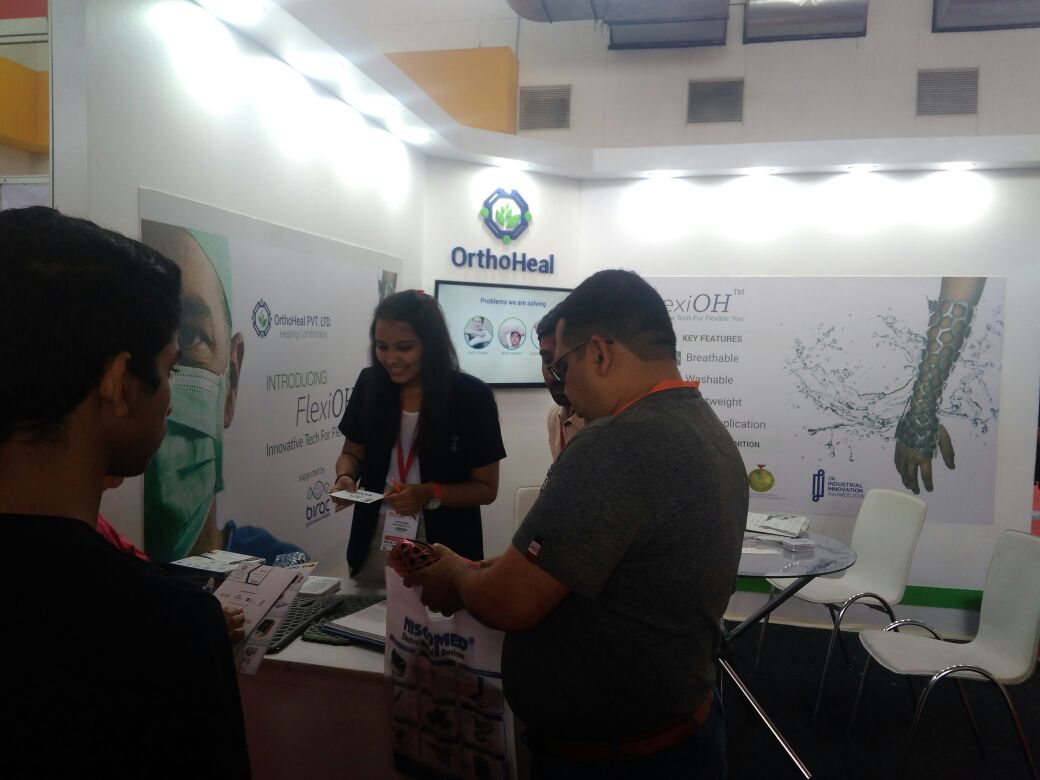 OrthoHeal's tweet photo. #Orthoheal #FlexiOH #Day3 @ #medicall  #medicall2018 at #HitexExhibitionCente #Hyderabad #orthopedics #nextGenCast #sundaymotivation https://t.co/Tx9yxsCYvU