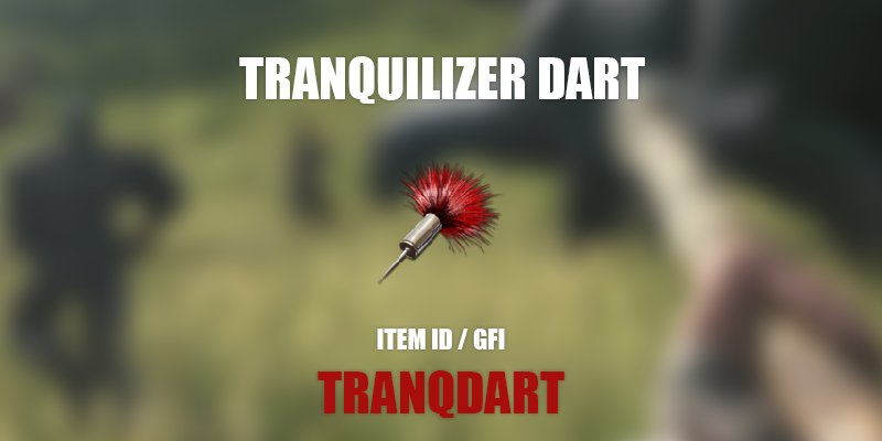 Ark Ids Did You Know That The Item Id In Ark Survival Evolved For The Tranquilizer Dart Is Tranqdart View Its Gfi Code Blueprint And Copyable Spawn Commands On Ark