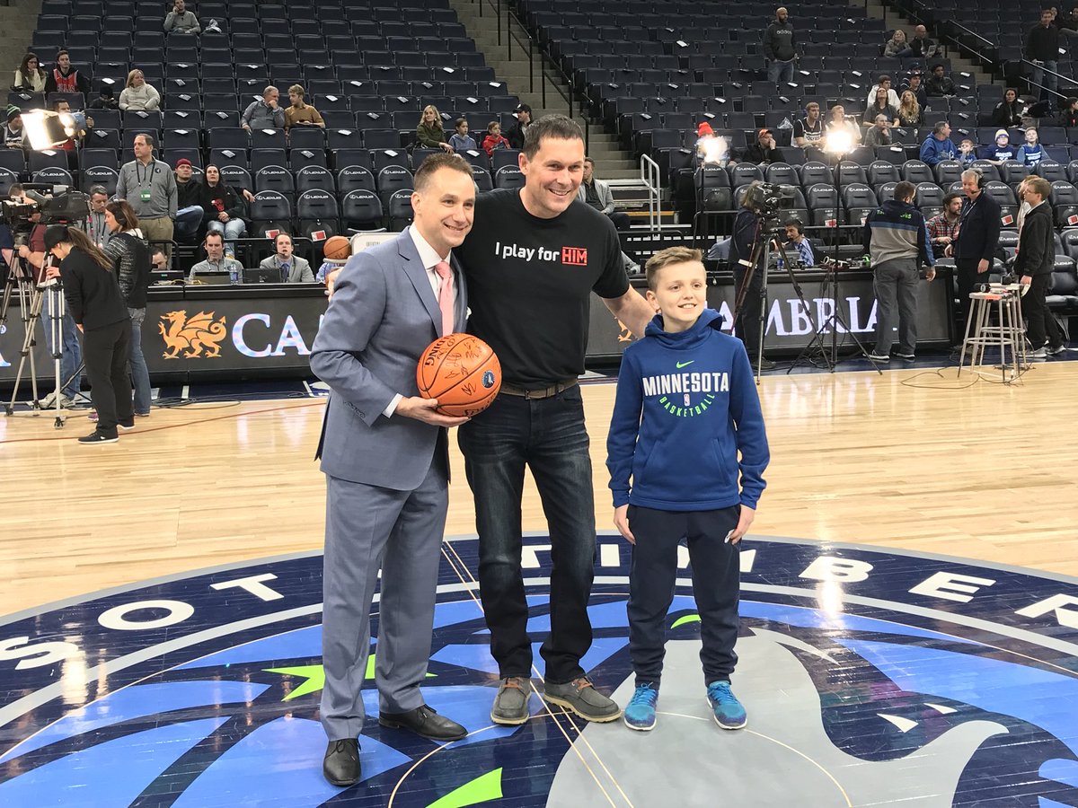 Timberwolves's tweet photo. Tonight’s Non Profit of the Game is @crosstraining94! https://t.co/AN2gftkdss