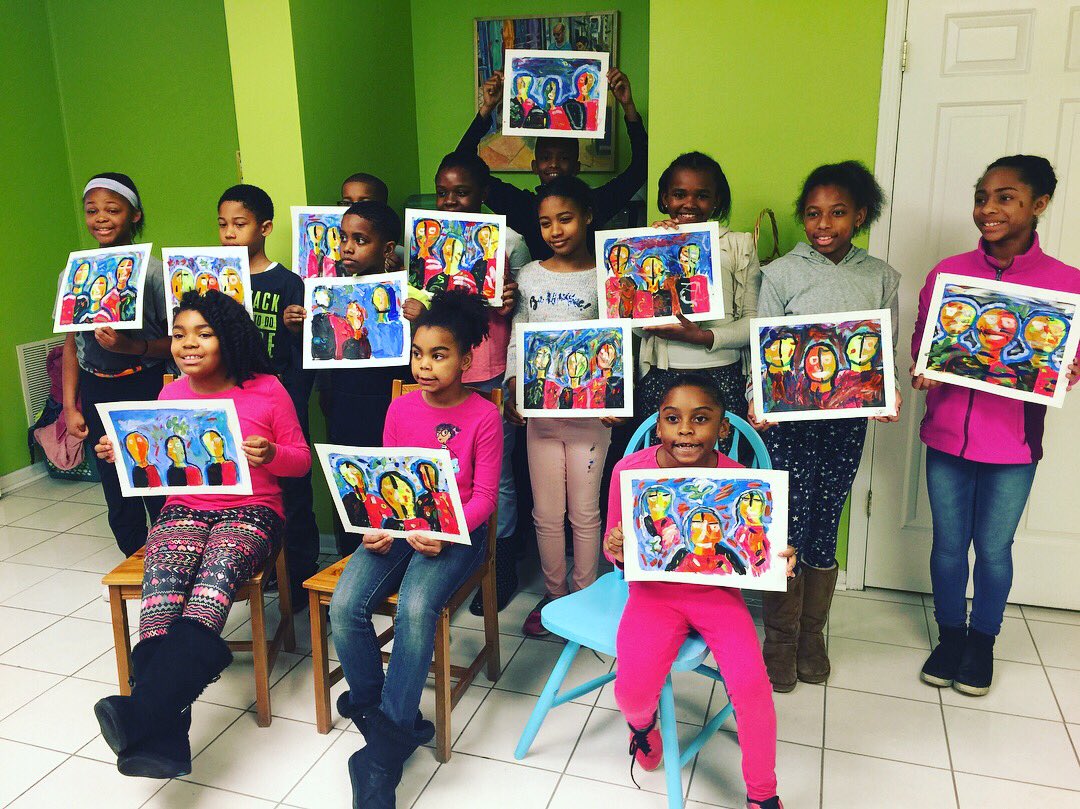 EYStudios2's tweet photo. Wonderful time with #JackandJill #today learning about and being #inspired by #DavidCDriskell #BlackHistoryMonth #lesson in #art African-American Master Artist. Studio Saturday https://t.co/mQG6gpoKpU
#blackhistory365 #blackhistory #blackhistorymonth #africanamericanhistory https://t.co/JUI6UrkN1d