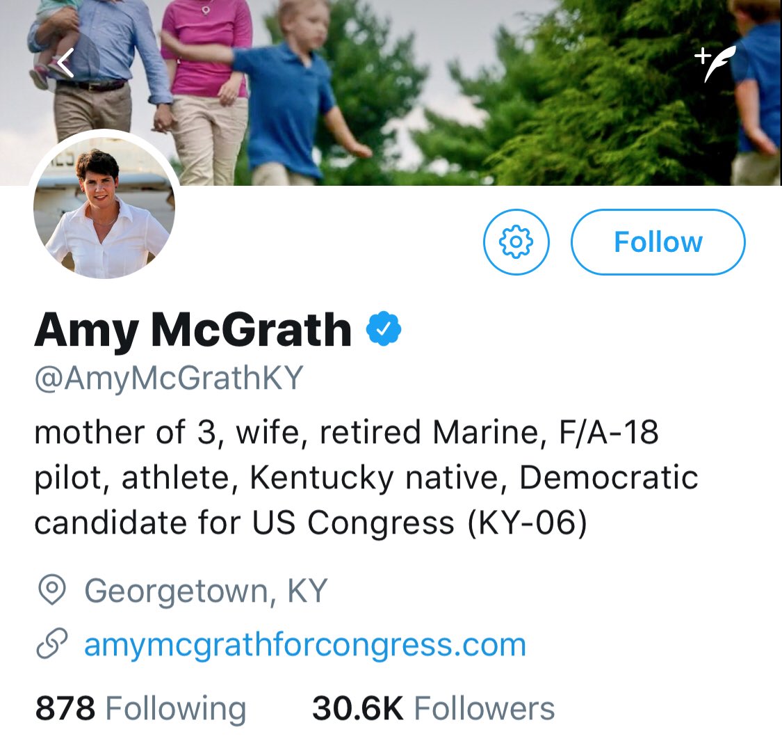 teensforhrc's tweet photo. Elaine’s classmate from the Naval Academy, Amy McGrath! @AmyMcGrathKY https://t.co/atqJ50IoZk