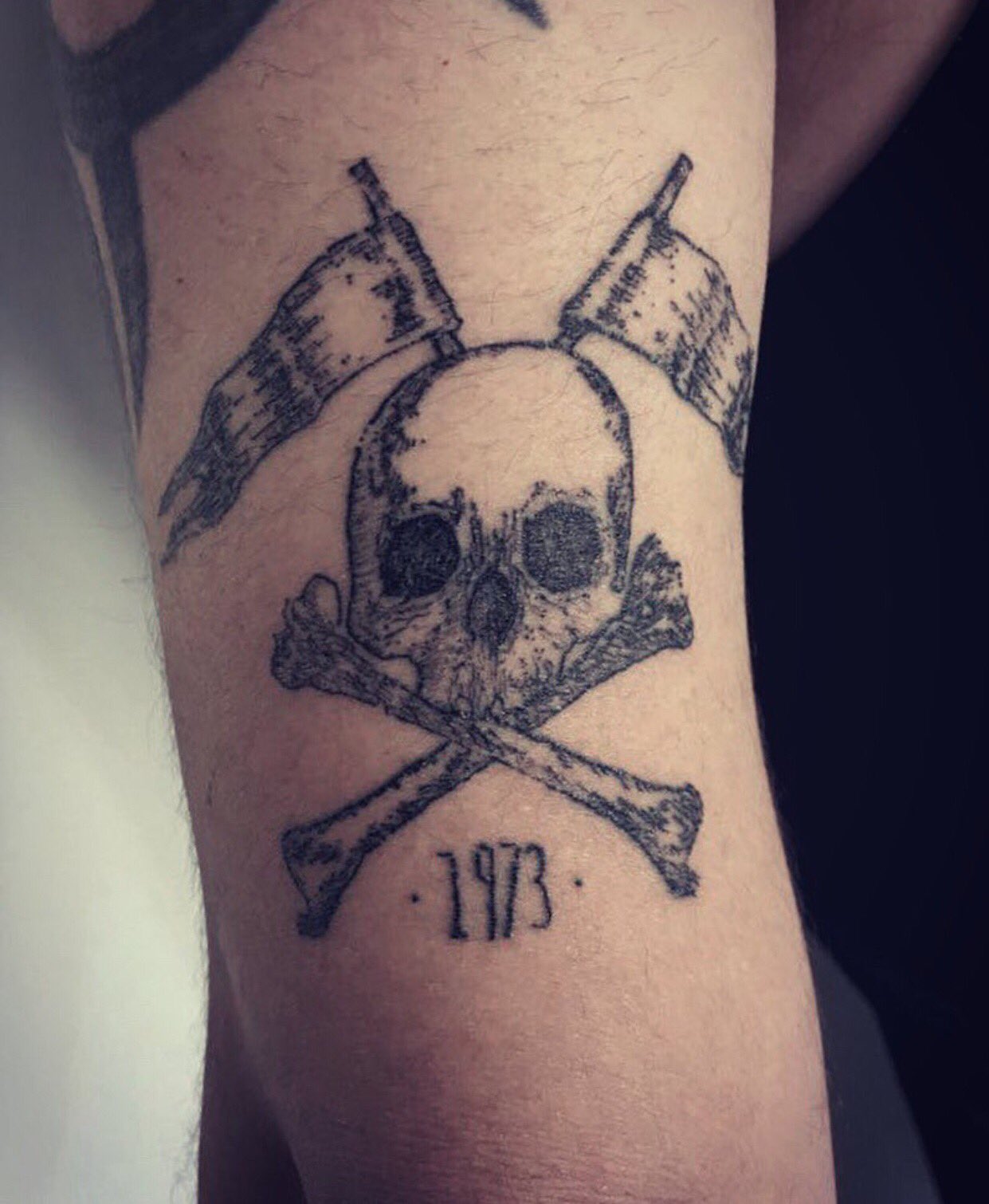 Regii Sanguinis on X: "‡ † 1973 † ‡ #1973 #tattoo #classictattoo #linestattoo #lines #blacktattoo #art #handmade #ilustrativetattoo https://t.co/1XLjRt8w8I" / X