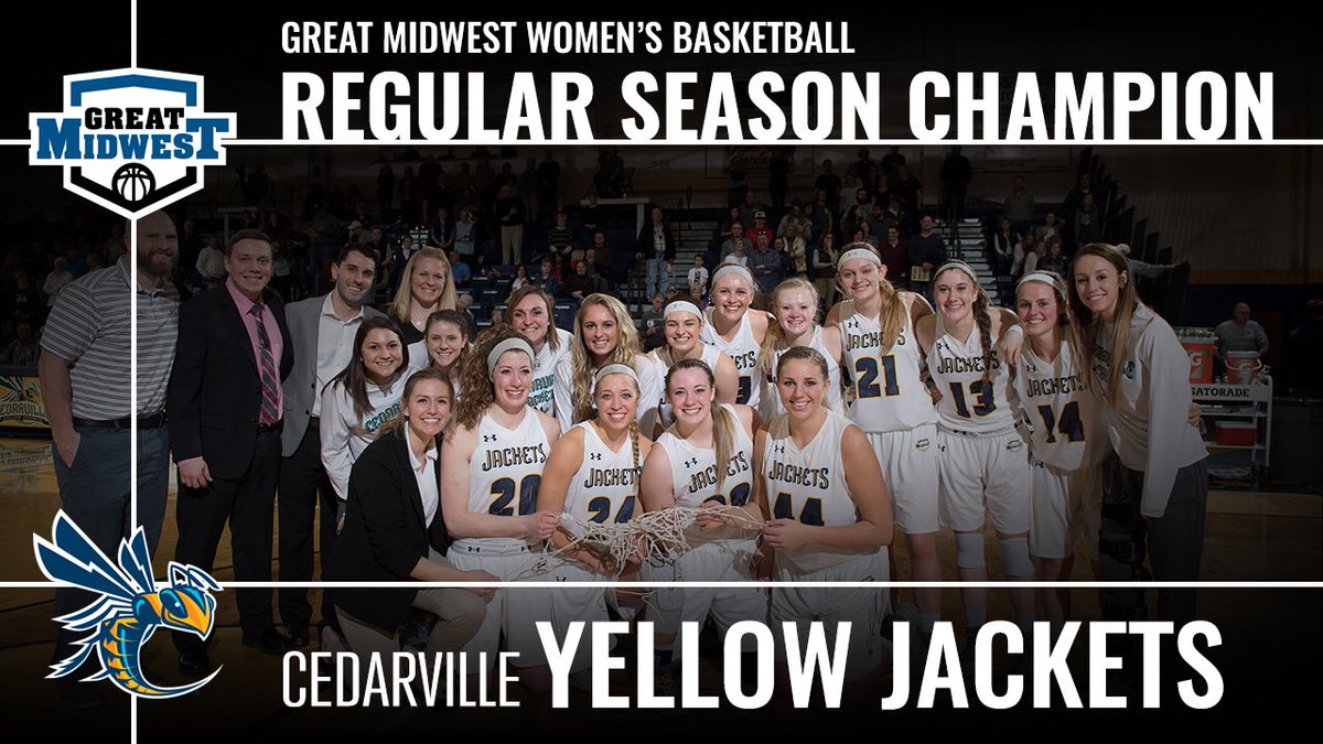 GreatMidwestAC's tweet photo. The #G_MAC Women’s Basektball Championship tournament is coming to Cedarville! Congrats to the Lady Jackets for wrapping up top regular-season honors today 🏆 https://t.co/Vt814AZ5mU