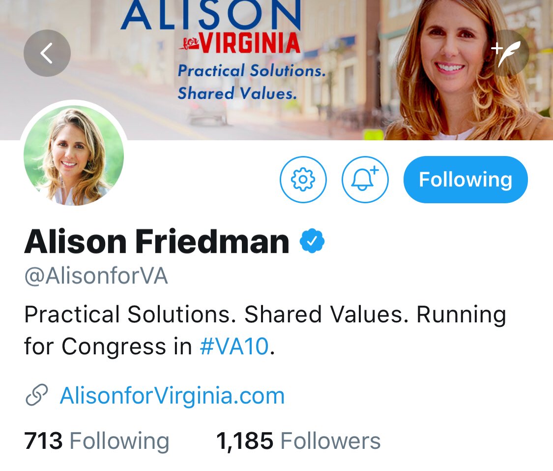 teensforhrc's tweet photo. Alison Friedman, one of my biggest role models who’s fought for human rights around the globe. And she’s going to replace @RepComstock! @AlisonforVA https://t.co/G1Ek2025vo