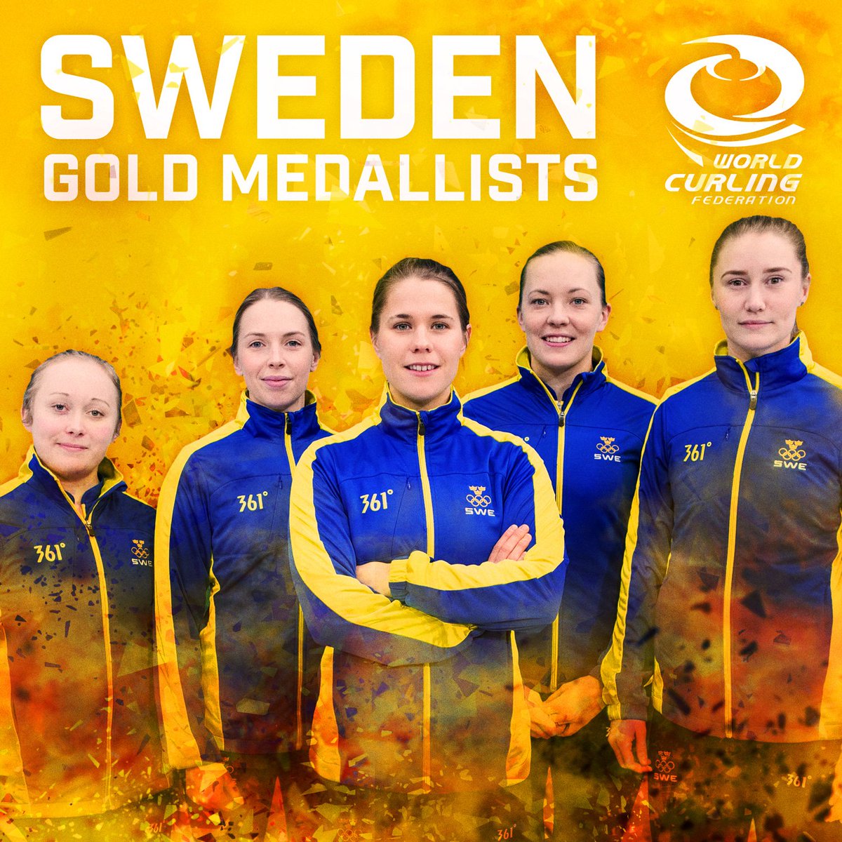 Congratulations <a href="/TeamHasselborg/">Team Hasselborg</a>! 

Sweden win the women’s Olympic #gold medals

#curling #PyeongChang2018 #Olympics #SWE <a href="/SWEOlympic/">Swedish Olympic Team</a> <a href="/svenskcurling/">Swedish Curling Association</a>