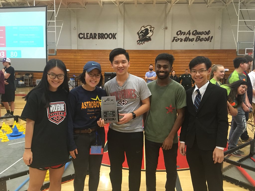CCISDRobotics's tweet image. Team 3118B also won the excellence award, for being the best team overall, and won 2nd place in the skills competition! Congrats Ashley Chu Duc, Yuka Ave, Dan Huynh, Avin deSilva, Nathan Lee, and Rishi Bengani!
