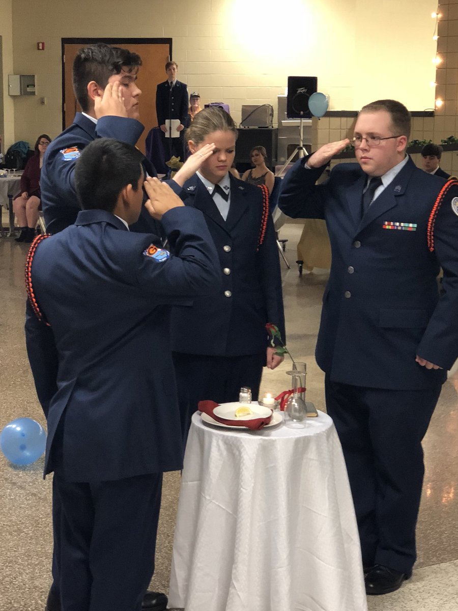 #blowingthewhistle on the Gilmer High School JROTC for setting up a table for POW/MIA at their Military Ball!  Yes this is a program that Dan Patrick would be cutting in his plan. Thank you cadets and Major Shawn Owens for what you do for the Buckeyes and our country.