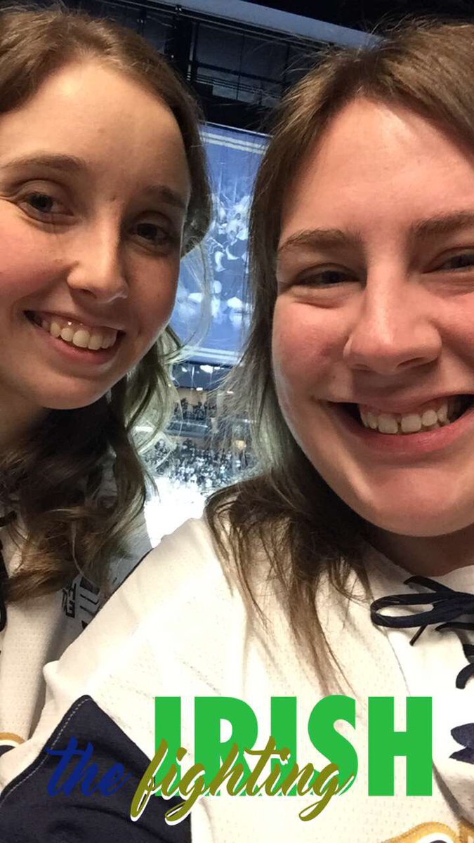 deanna596's tweet image. Senior night for @NDHockey with @fishy733! 
#GoIrish #IrishVision