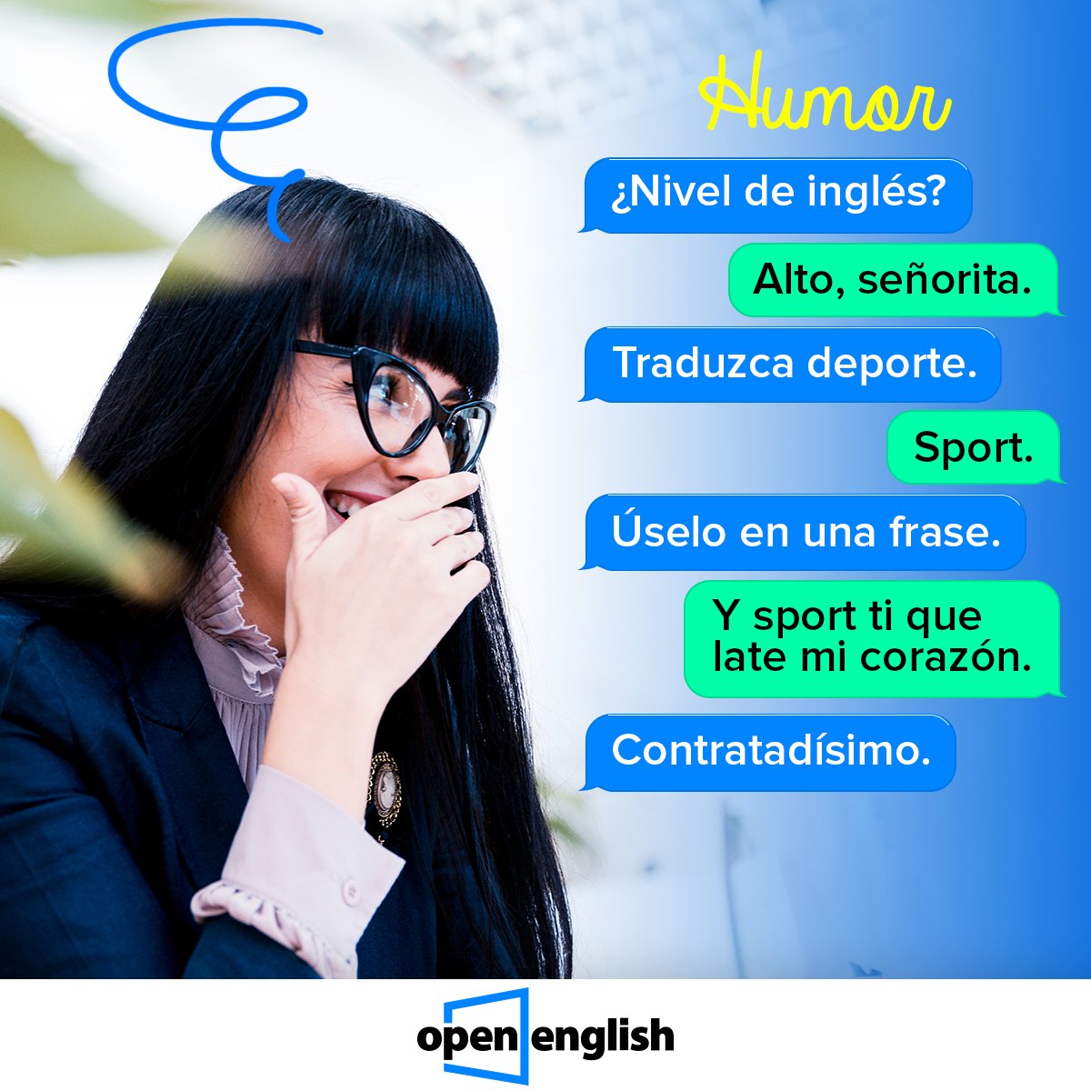 OpenEnglish's tweet image. Y &quot;sport&quot; estas cosas que algunos días grises vuelven a ser alegres. 😂 ¡Visita nuestra página web bddy.me/2opf3Gp   para aprender más!