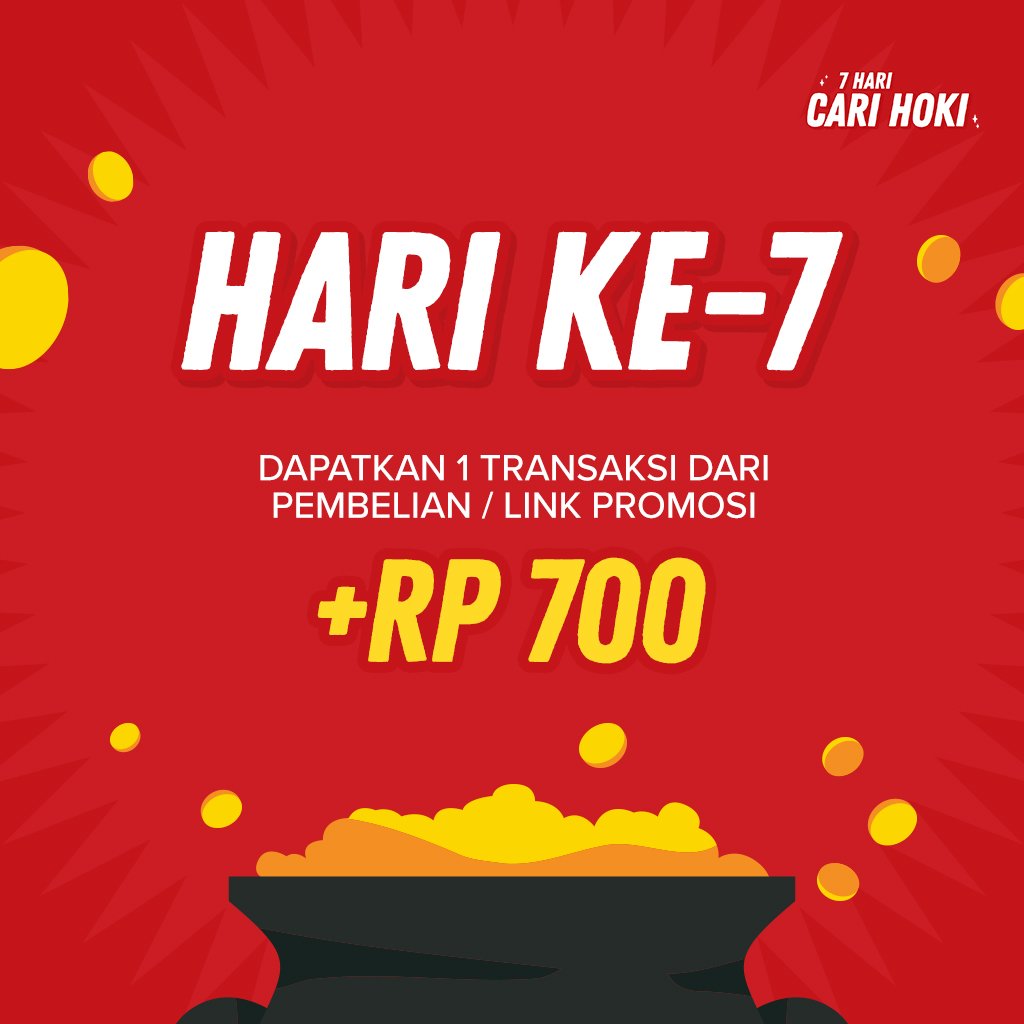 PopSlide_ID's tweet image. #Misi7HARICARIHOKI 🎎🎋 #HARIke7

Hari ke-7: Dapatkan 1 transaksi/pembelian dari link promomu!

Ajak temen atau keluargamu untuk beli dari linkmu! :D