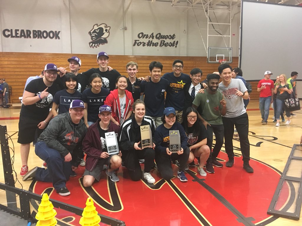 CCISDRobotics's tweet image. The three teams that were alliances to win state. Congrats! So proud!