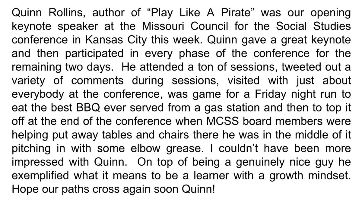 ELanghorst's tweet photo. Safe travels home Quinn - we enjoyed having you at #MCSS18 - hope to see you again soon @jedikermit https://t.co/F2g8ind7kf