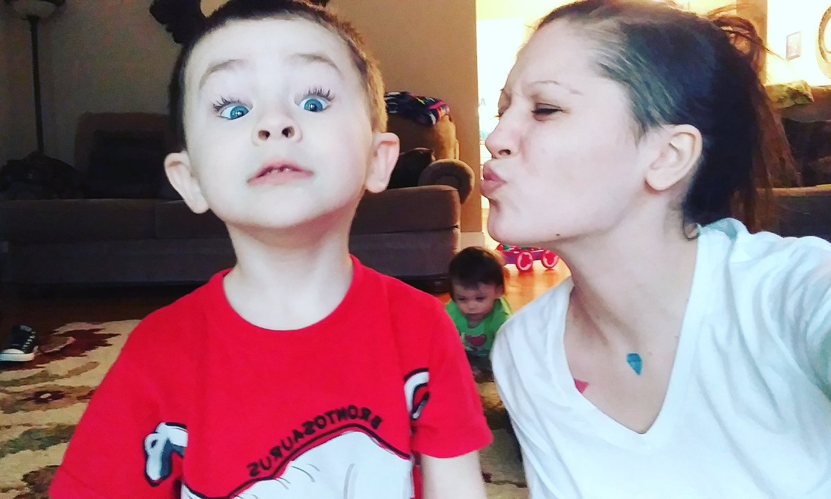 LyttleMomma's tweet photo. He trips me out. https://t.co/EiOkOO8KuM
